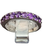 Bague Améthyste Argent 925 Taille 55