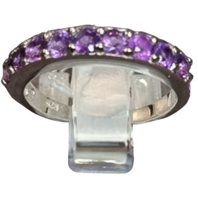 Bague Améthyste Argent 925 Taille 55