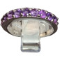 Bague Améthyste Argent 925 Taille 55