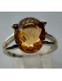 Bague Opale de feu Argent 925 Taille 56