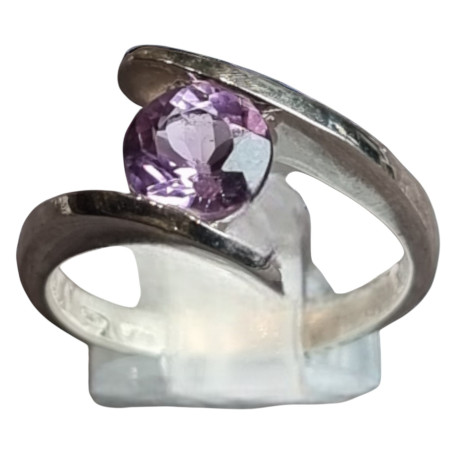 Bague Améthyste Argent 925 Taille 57