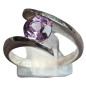 Bague Améthyste Argent 925 Taille 57