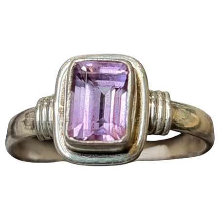 Bague Améthyste Argent 925 Taille 54