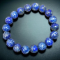 Bracelet Topaze Bleue Perles rondes 10mm