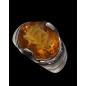 Bague Opale de feu Argent 925 Taille 54