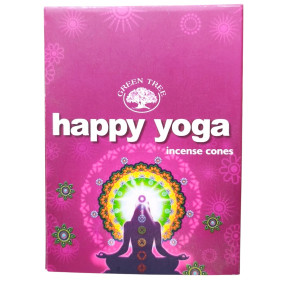 Encens Happy Yoga Cônes (10 unités)