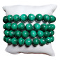 Bracelet Malachite A+ Pierres Rondes