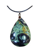 Pendentif Jaspe Kambaba avec Cordon 44cm + 5cm