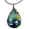 Pendentif Jaspe Kambaba avec Cordon 44cm + 5cm