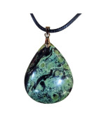 Pendentif Jaspe Kambaba avec Cordon 44cm + 5cm