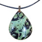 Pendentif Jaspe Kambaba avec Cordon 44cm + 5cm