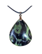 Pendentif Jaspe Kambaba avec Cordon 44cm + 5cm