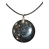 Pendentif Nuumite Rond avec Cordon 44cm + 5cm