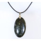 Pendentif Nuumite Ovale avec Cordon 44cm + 5cm