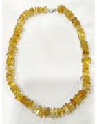Collier Citrine Baroque 44cm