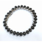 Bracelet Black Star ( Diopside) Argent 925 Longueur 18cm