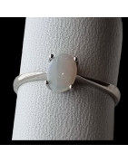 Bague Opale Argent 925 Taille 56