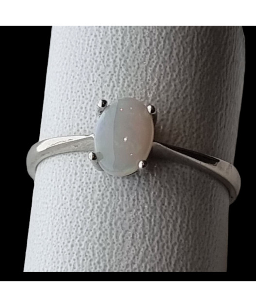 Bague Opale Argent 925 Taille 56
