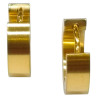 Boucles Mini Créoles Acier Plaqué Or 10mm
