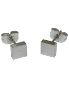 Boucles Acier Carrées 5x5mm