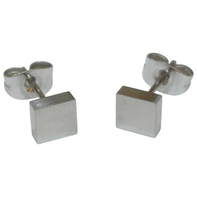 Boucles Acier Carrées 5x5mm