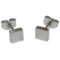 Boucles Acier Carrées 5x5mm