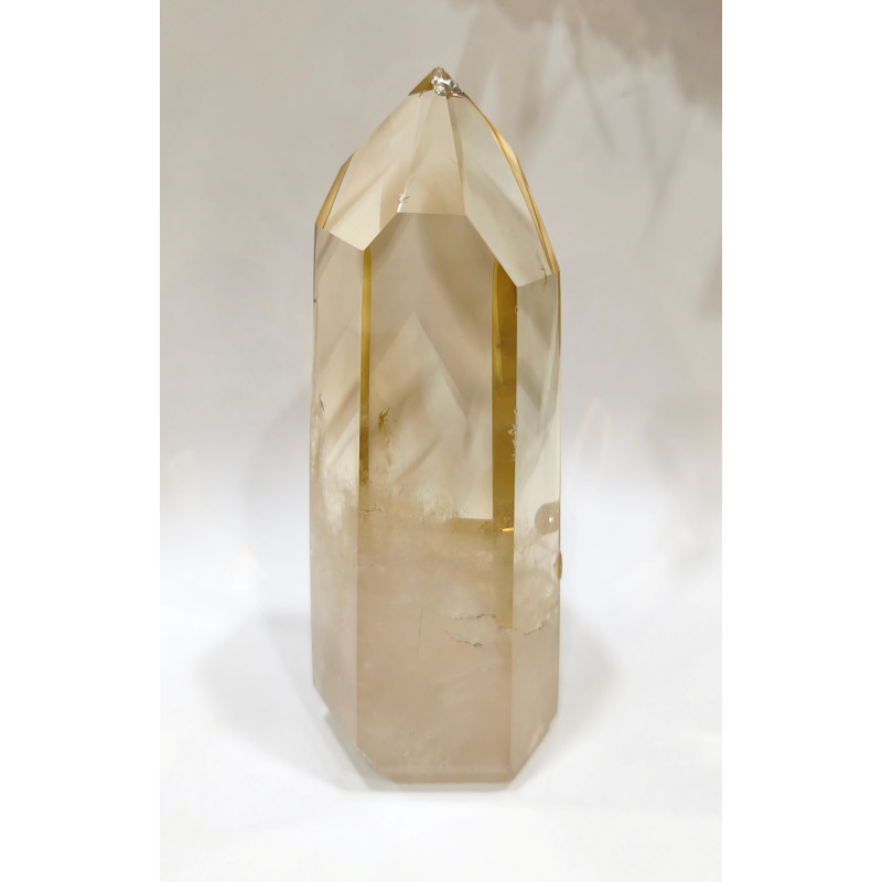 Cristal Citrine Pointe Monoterminée 269g H11cm