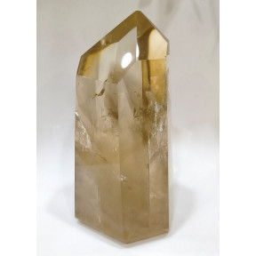 Cristal Citrine Pointe Monoterminée 317g H10cm