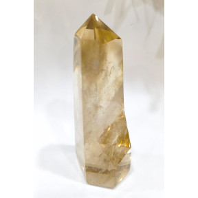 Cristal Citrine Pointe Monoterminée 242g H12cm