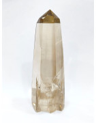 Cristal Citrine Fumée Pointe Monoterminée 271g H13cm