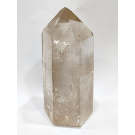 Cristal Quartz Fumé Arc en Ciel 413g H11cm