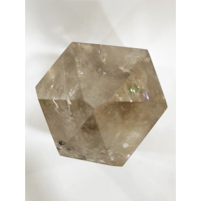 Cristal Quartz Fumé Arc en Ciel 413g H11cm