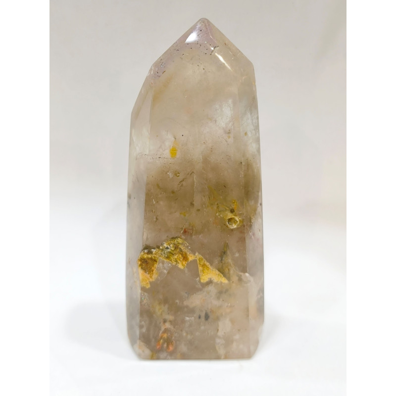 Cristal Quartz Fantôme 257g H12cm