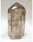 Cristal Quartz Fumé 362g H11cm