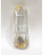 Cristal Quartz Fantôme Chlorite 96g H8.5cm
