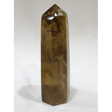 Quartz Fumé Morion Pointe Monoterminée 63g H8cm