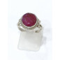 Bague Rubis Argent 925 Taille 49