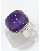 Bague Améthyste Argent 925 Taille 55