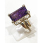 Bague Améthyste Argent 925 Taille 55