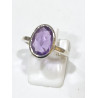 Bague Améthyste Argent 925 Taille 55