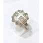 Bague Nacre et Zirconium Argent 925 Taille 58