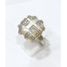 Bague Nacre et Zirconium Argent 925 Taille 58
