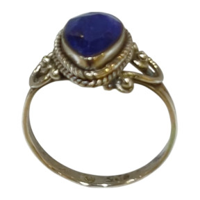 Bague Saphir Argent 925 Taille 50