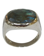 Bague Labradorite Argent 925 Taille 60