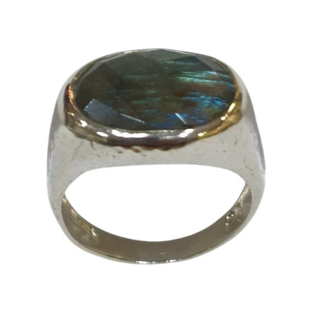 Bague Labradorite Argent 925 Taille 60