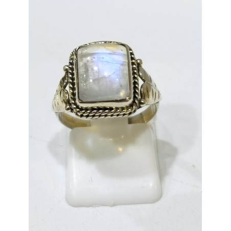 copie de Bague Pierre de Lune Argent 925Taille 53