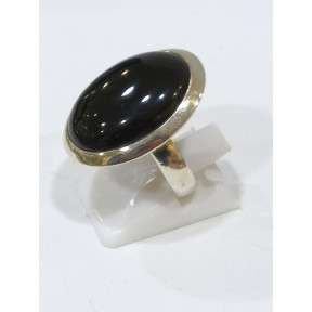 Bague Obsidienne Argent 925 Taille 56