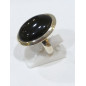 Bague Obsidienne Argent 925 Taille 56
