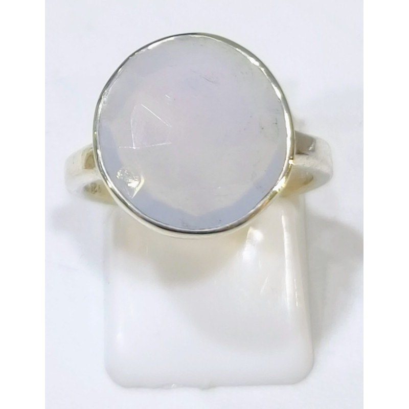 Bague Calcédoine Argent 925 Taille 53