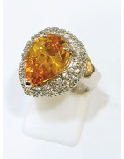 Bague Zirconium Argent 925 Taille 54